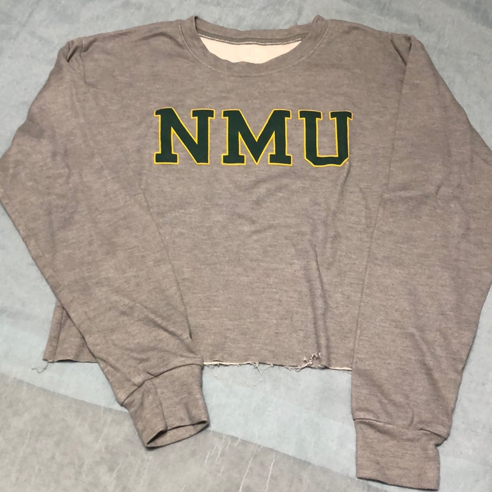 Gray NMU Women's Sweatshirt